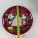 Mickey Minnie Mouse Christmas Tray Plates Serving Melamine Plaid Red Green New