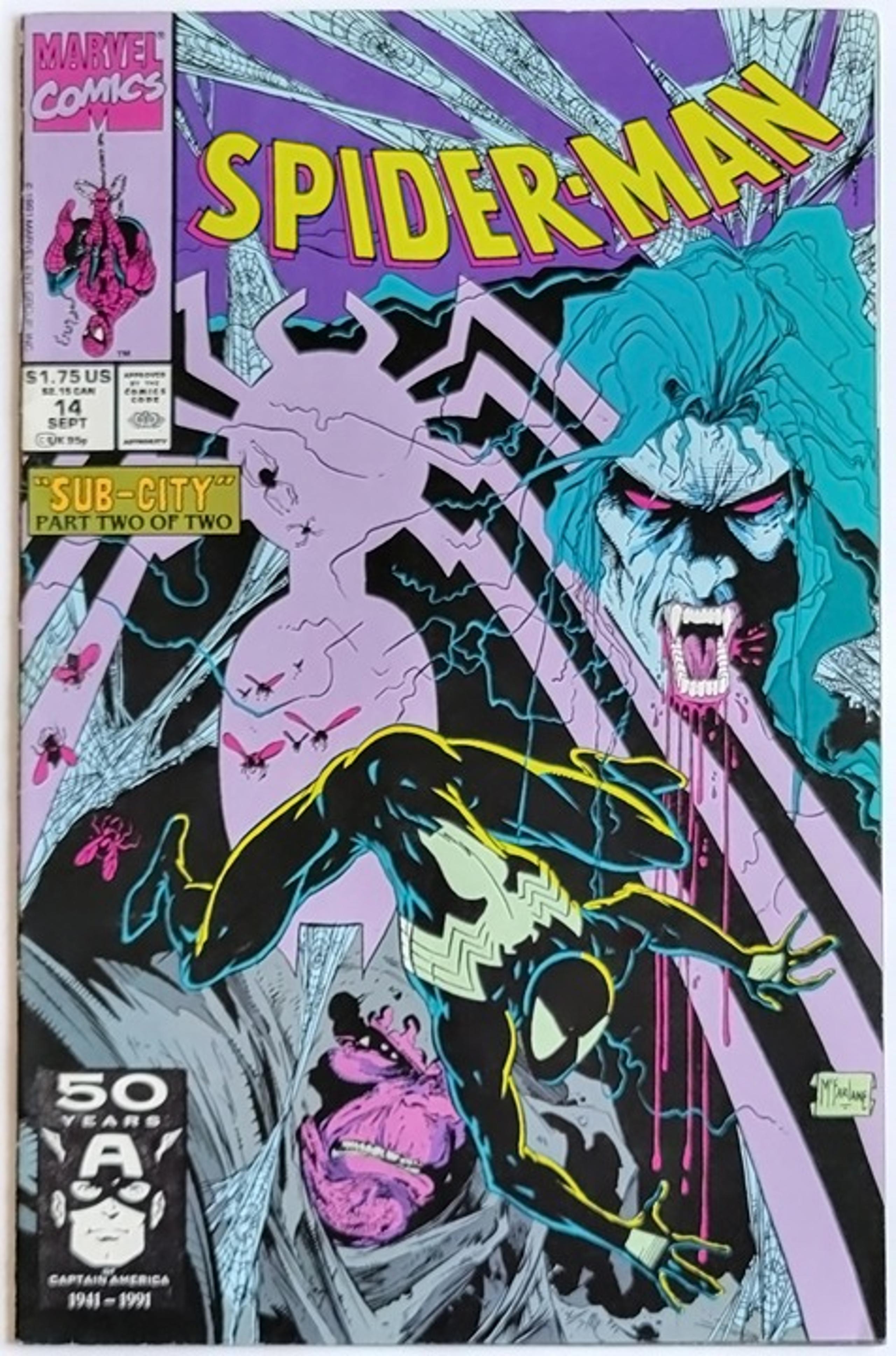 Spider-Man #14 (1991) Vintage McFarlane, Spidey vs. Morbius The Living Vampire