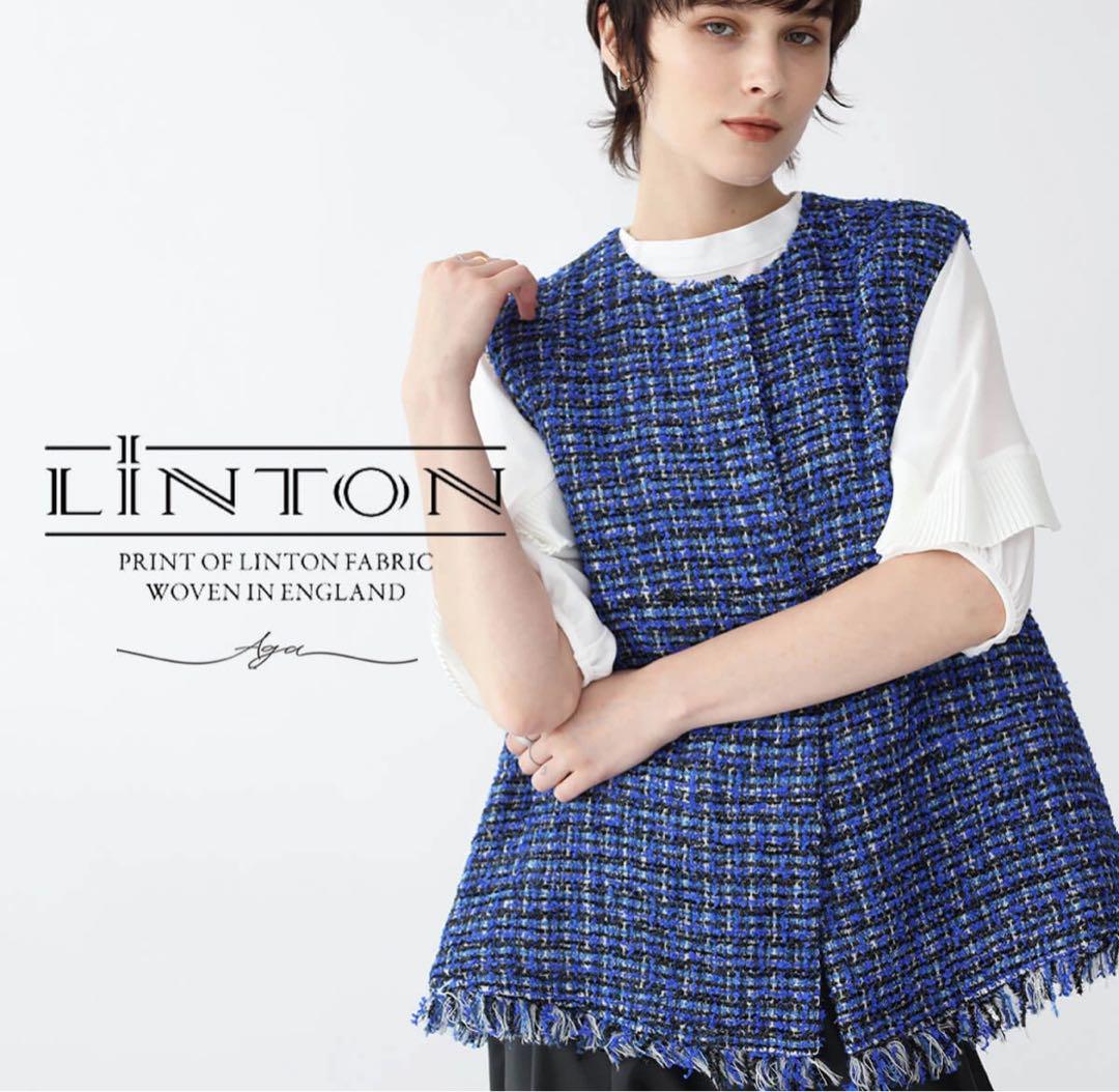 LINTON tweed peplum gilet (Tweed Vest)