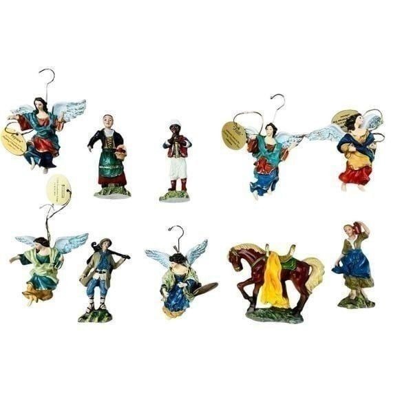 Hawthorne Village 10 Christmas Ornaments Joy to the World Nativity Figurine Set