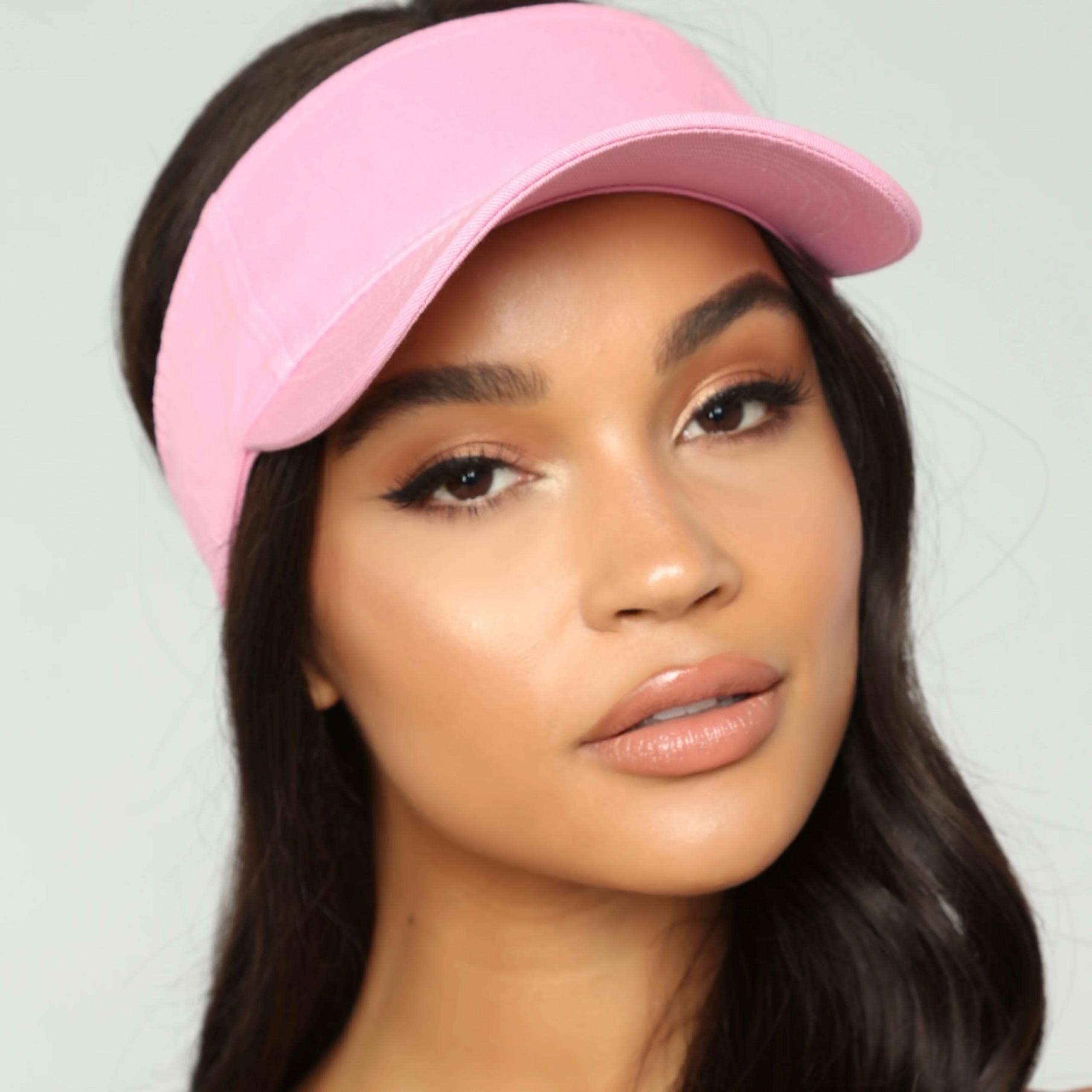 Fashion Nova Pink Visor One Size