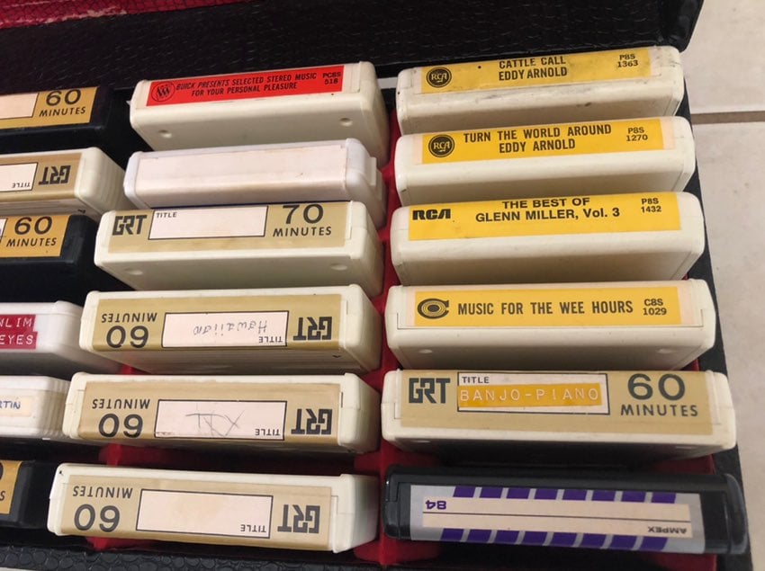 Lot of 24 8-Track Tapes -Various Artists