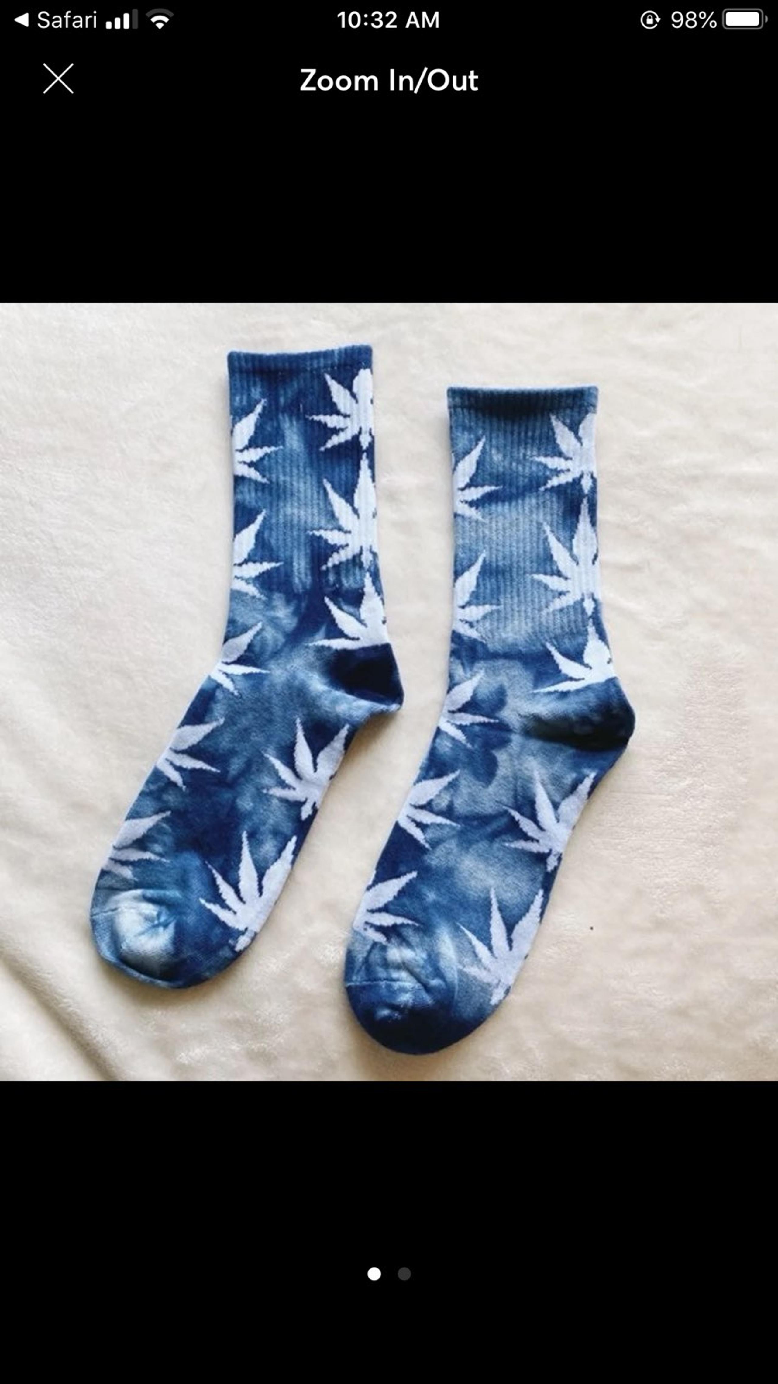 Blue Huf Socks