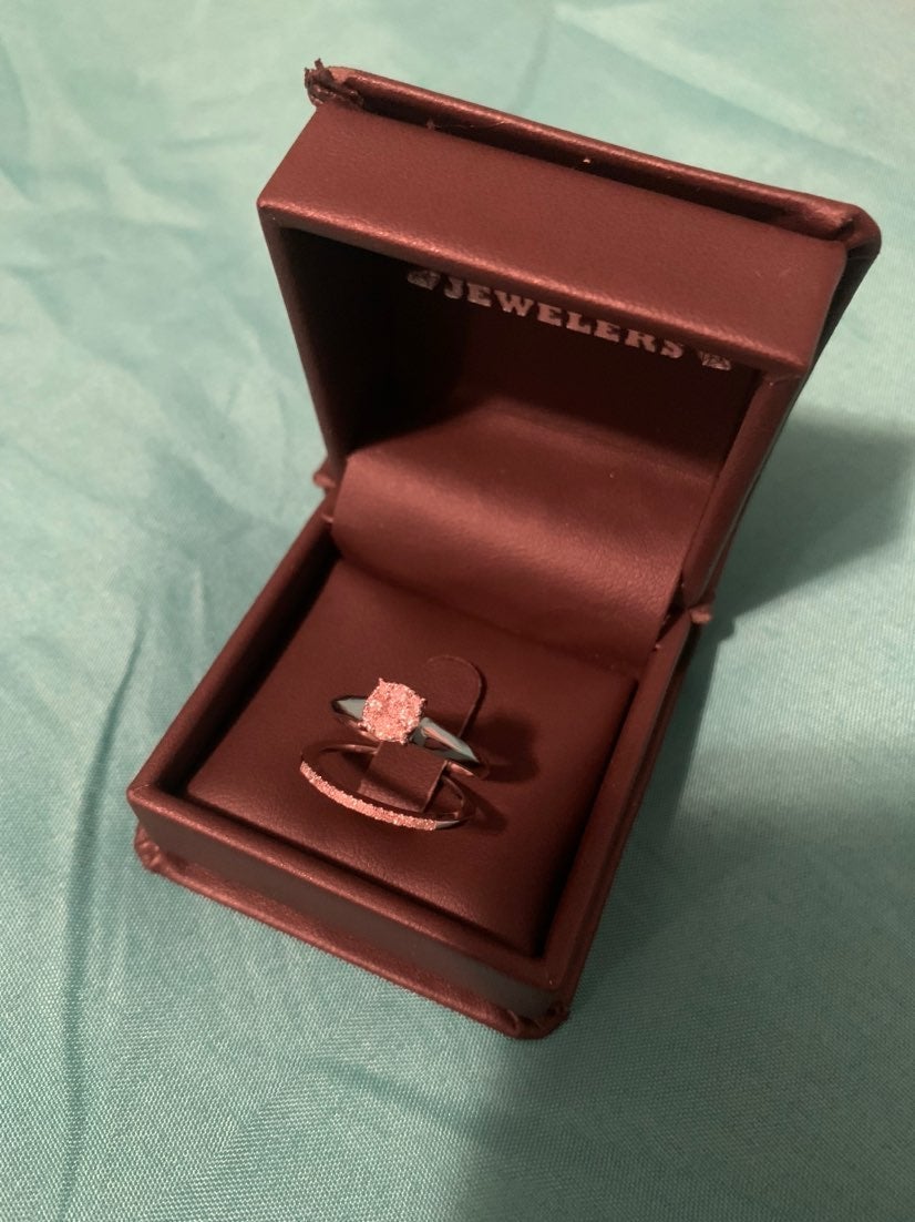 Engagement Ring and Wedding Band