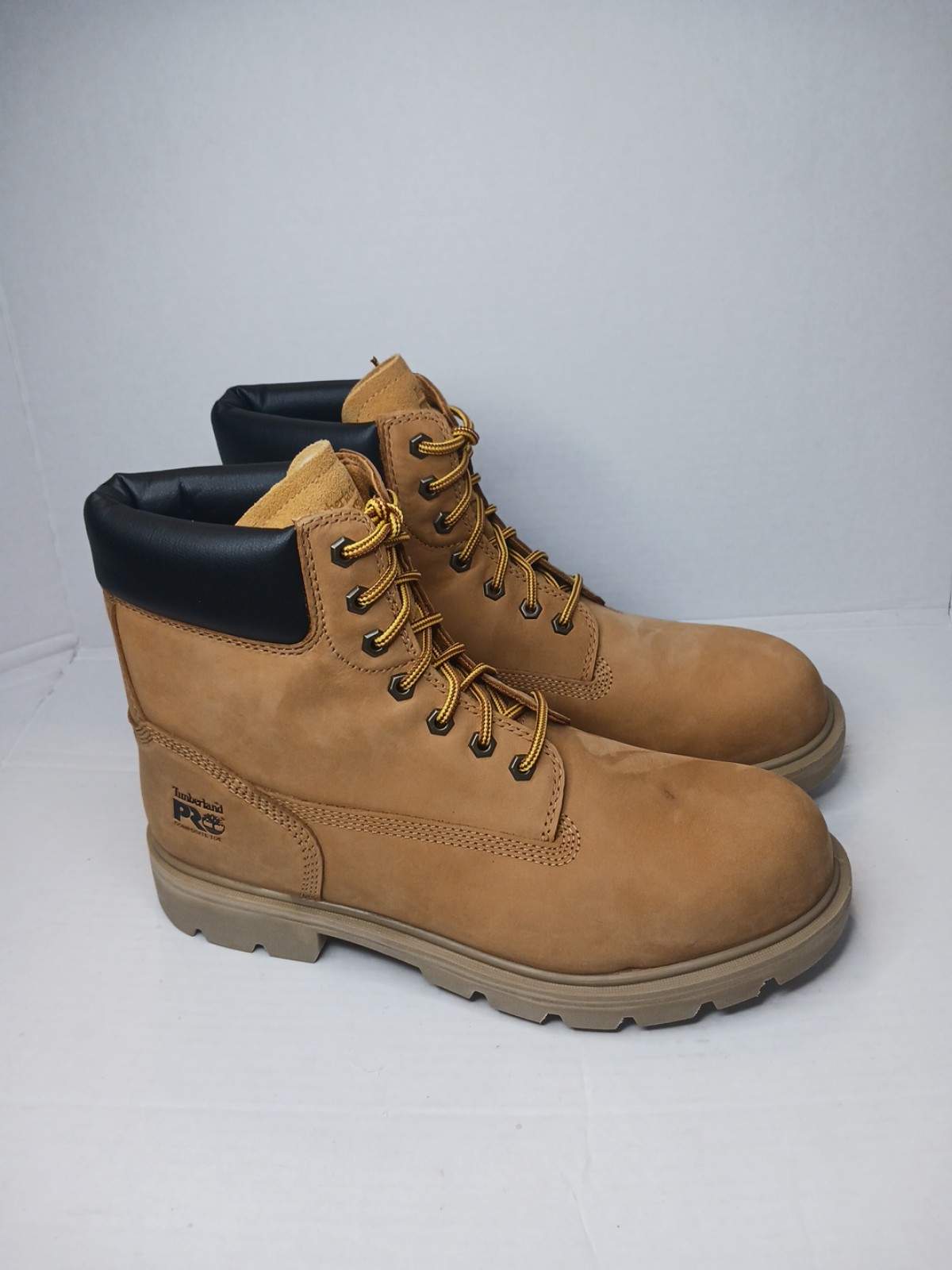Timberland PRO Wheat Boots Men’s Size 11 W Sawhorse 6 COMPOSITE SAFETY Toe