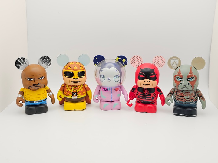 Disney Park Vinylmation Set of 5- Condorman, Interstellar Minnie and more