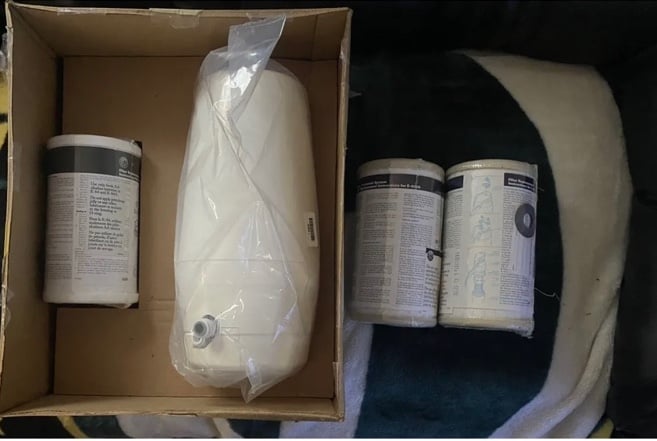 AMWAY E-84 Water Filter Treatment System Housing With Filter 2 Extra Filters