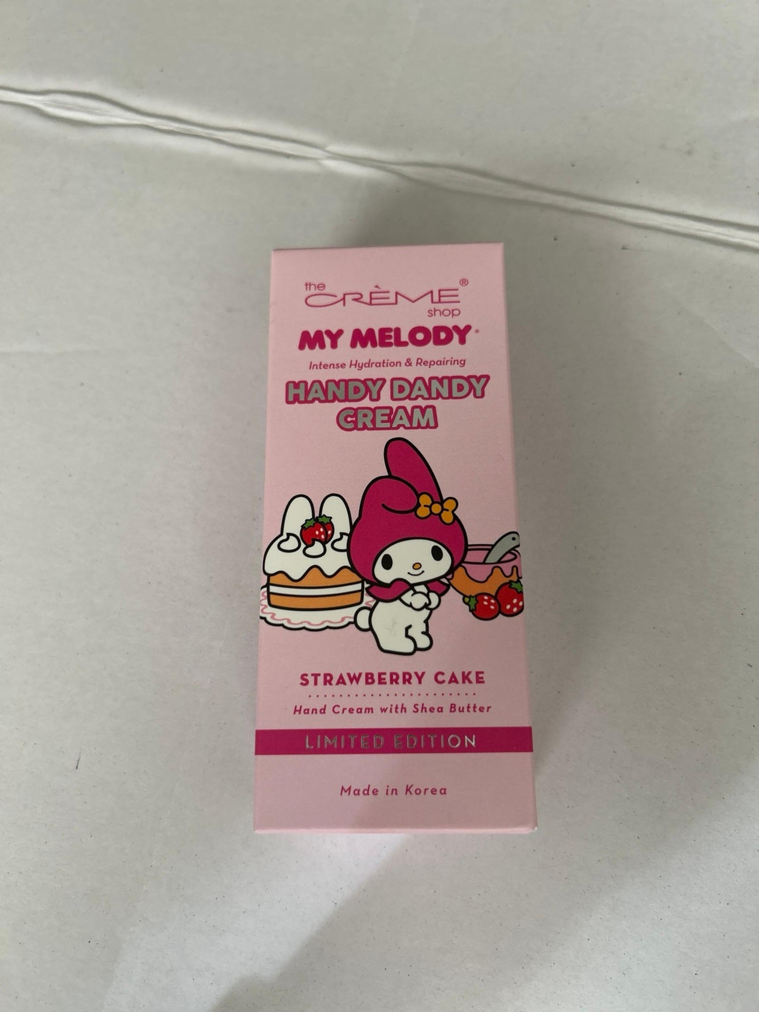 The Creme Shop My Melody Limited Edition Strawberry Cake Hand Cream