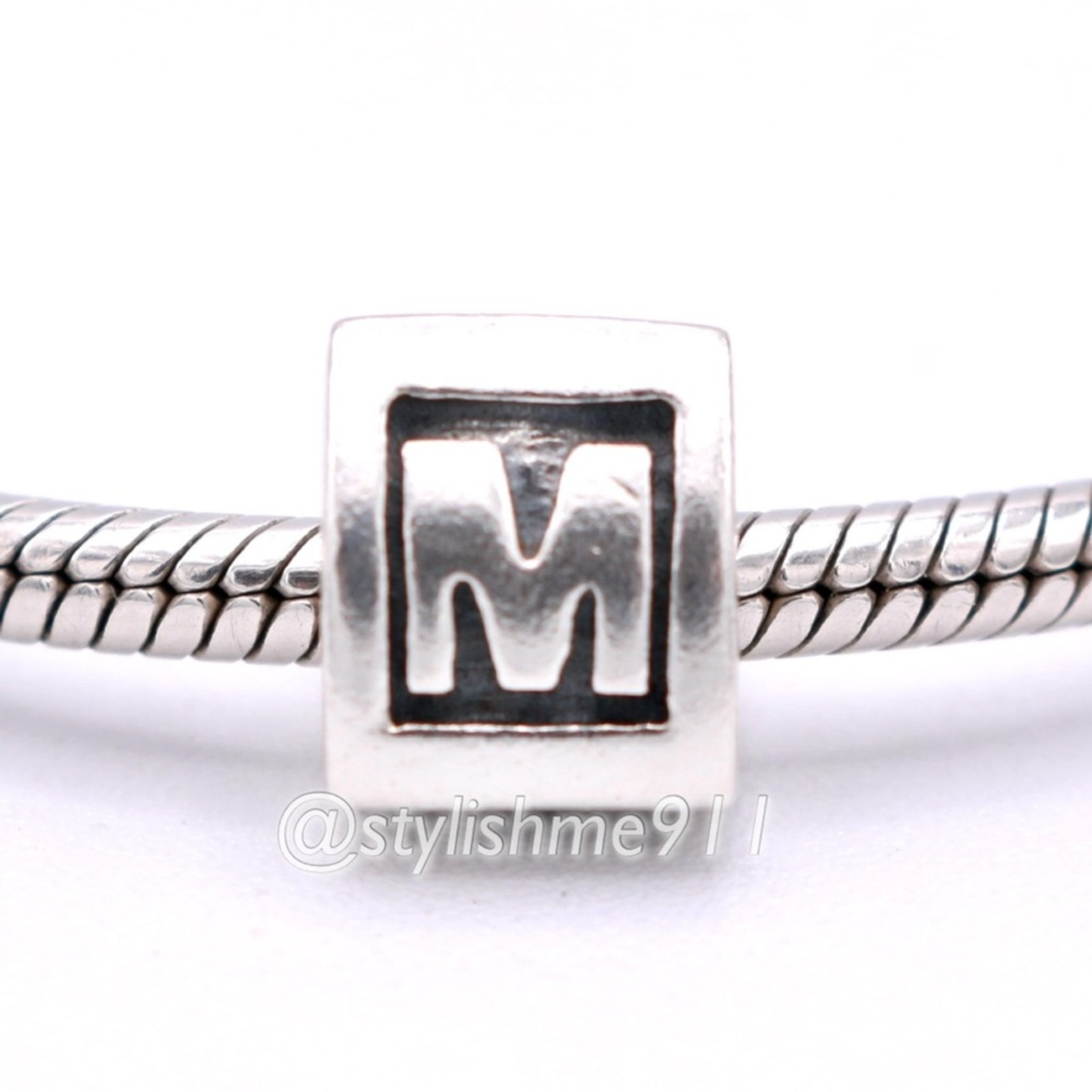 Authentic PANDORA Alphabet Letter - M