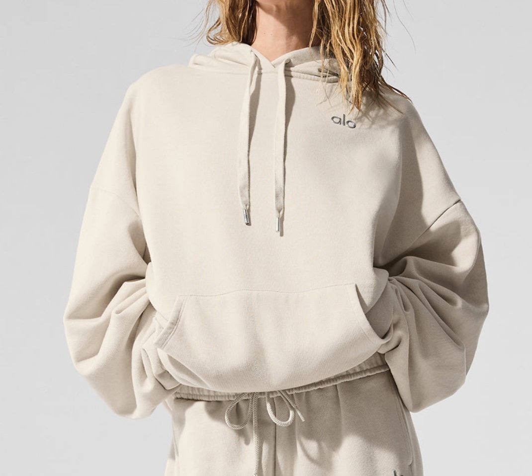 Alo Yoga Bone Accolade Hoodie NWT