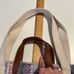Chico’s Cool Mosaic Multicolor Jute Double Handle Extra Large Tote NWT
