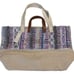 Chico’s Cool Mosaic Multicolor Jute Double Handle Extra Large Tote NWT