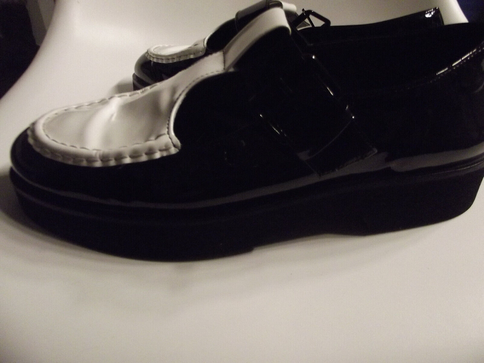 Högl Loafer PENNY/HOGL Pennie Patent Leather Shoe Rock n Roll Style Sz9-9.5/UK7