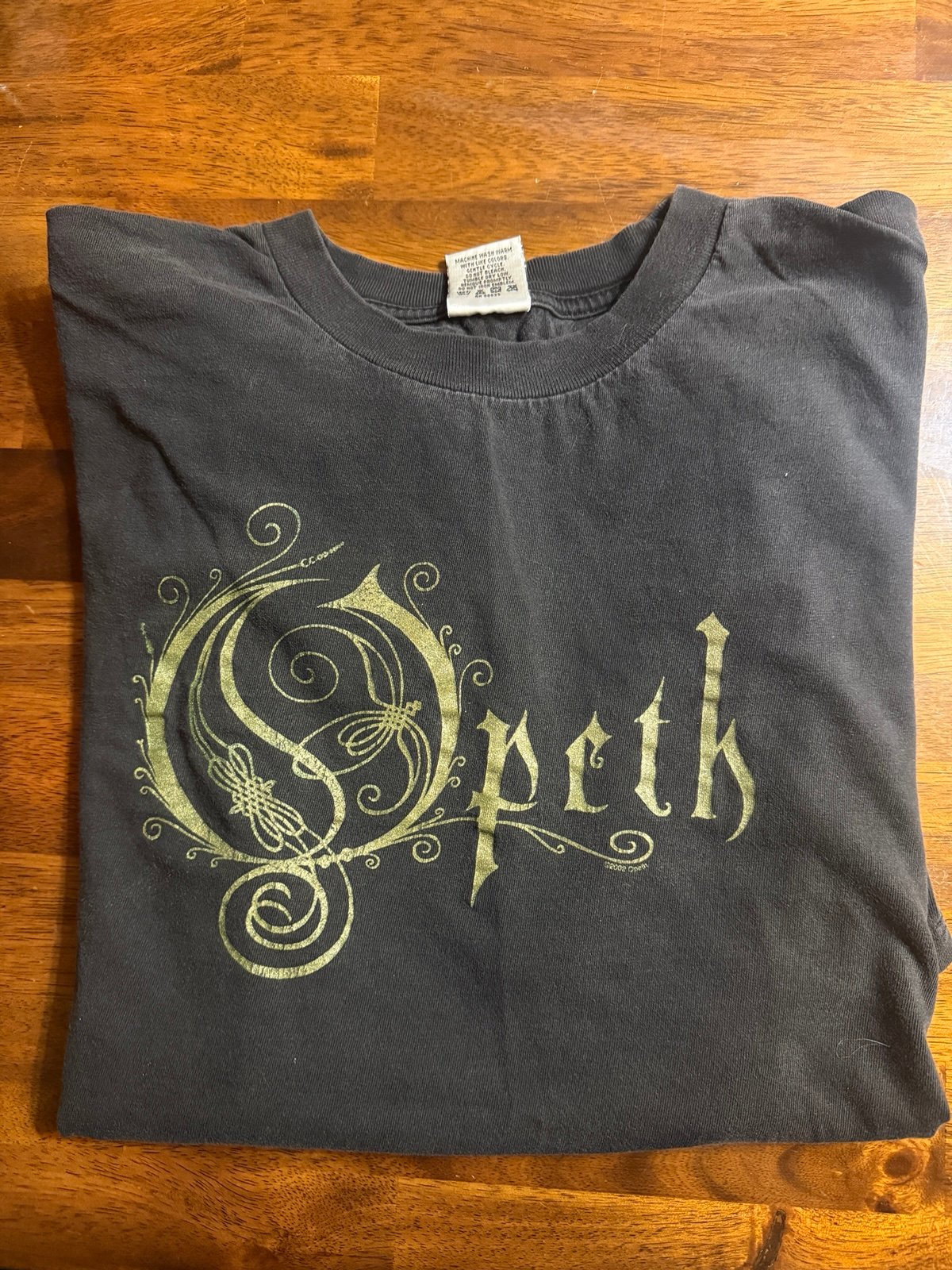 Opeth 2003 tour shirt