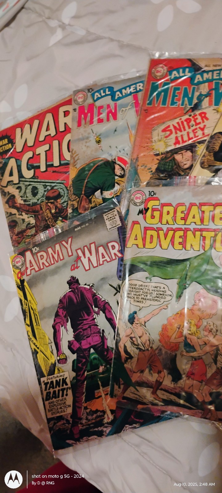 11 Vintage comic book collection 1957 price is negotiable make offer tap on pics