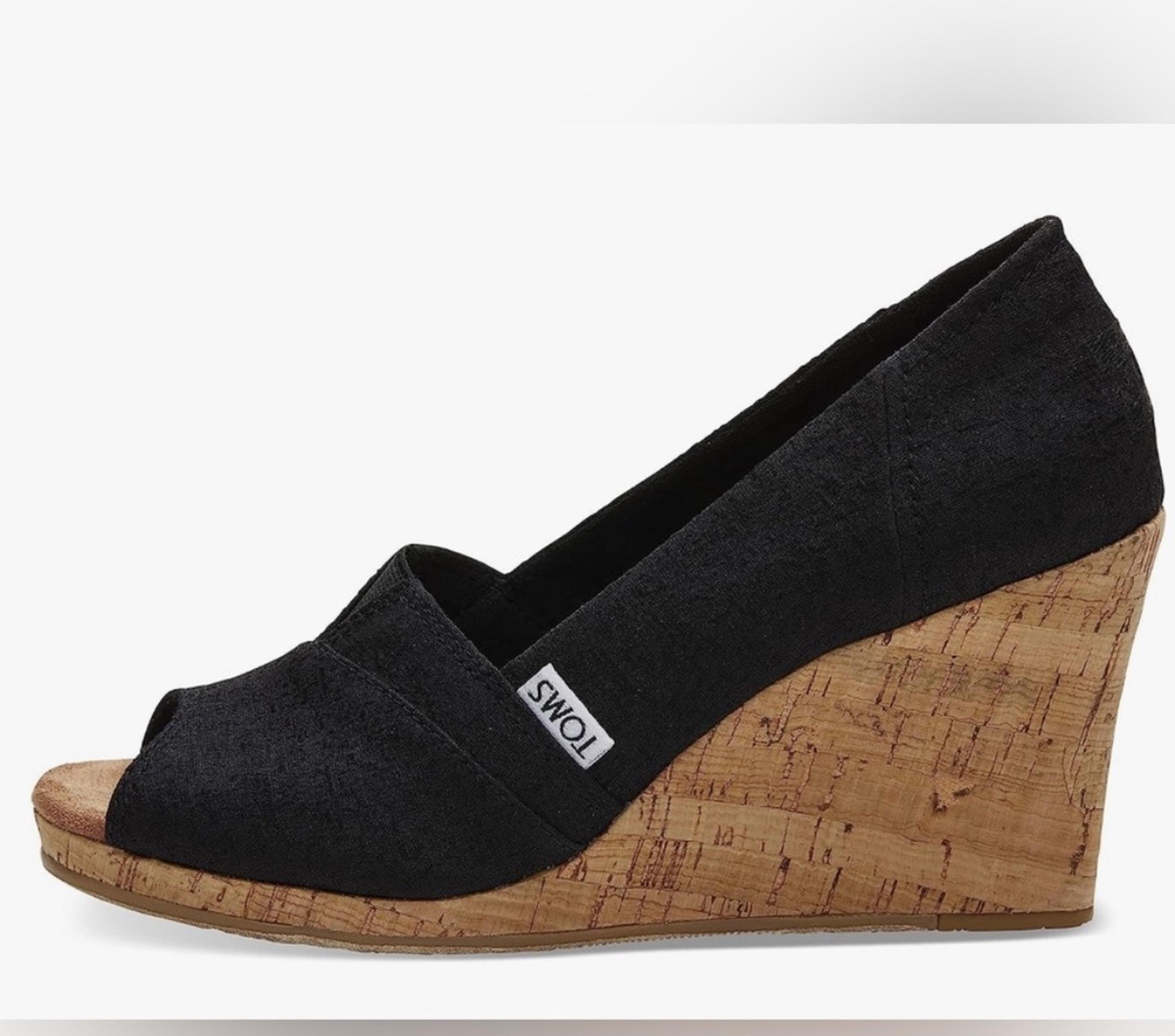 TOMS Women's Espadrille Wedge Sandal Size 6.5