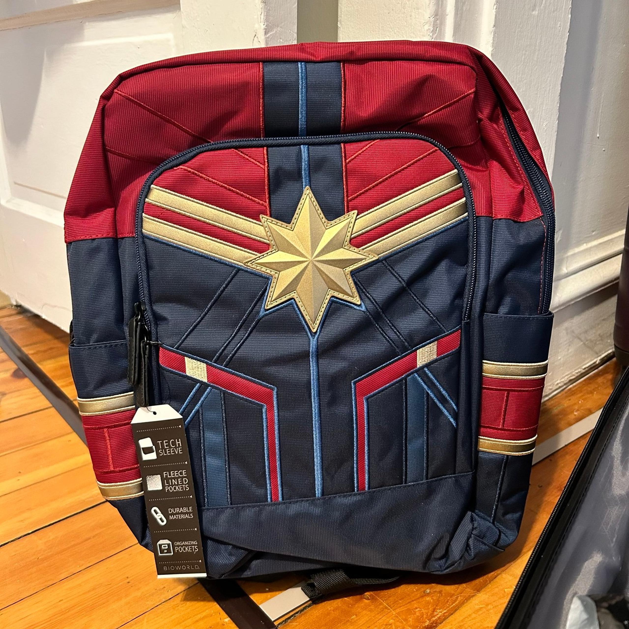 Captain Marvel Backpack NWT