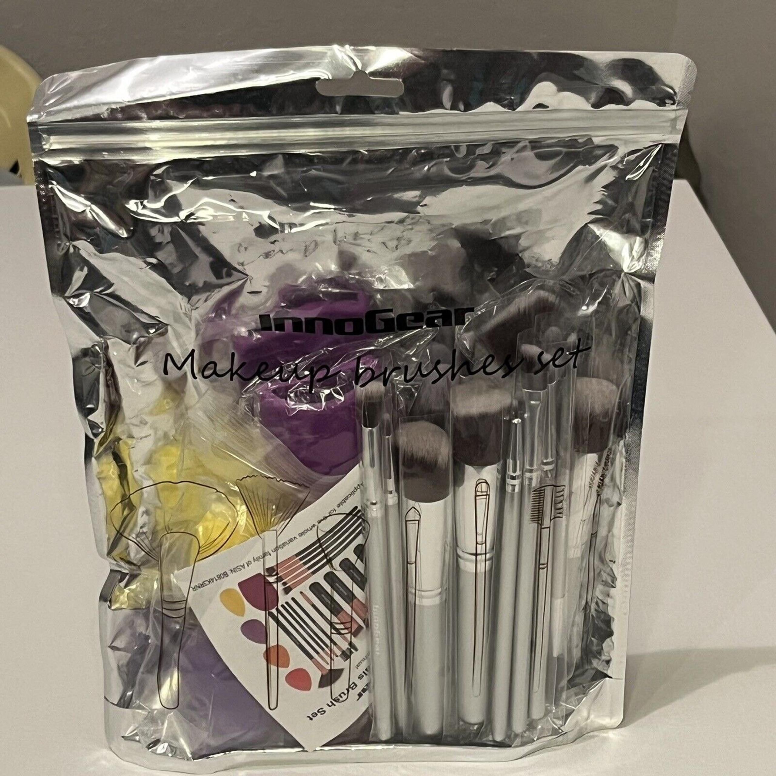 InnoGear Cosmetic Brush 21 Piece Set Makeup Face Eye Professional Vegan Blend