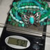 AMY KAHN RUSSELL~AKR~ Turquoise Jade MOP Five Strand Sterling Silver Bracelet