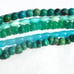 AMY KAHN RUSSELL~AKR~ Turquoise Jade MOP Five Strand Sterling Silver Bracelet