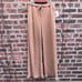 NEW Size Medium Beyond Yoga Free Style Waffle Knit Mid Rise Pants Toffee Brown