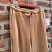 NEW Size Medium Beyond Yoga Free Style Waffle Knit Mid Rise Pants Toffee Brown