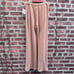NEW Size Medium Beyond Yoga Free Style Waffle Knit Mid Rise Pants Toffee Brown