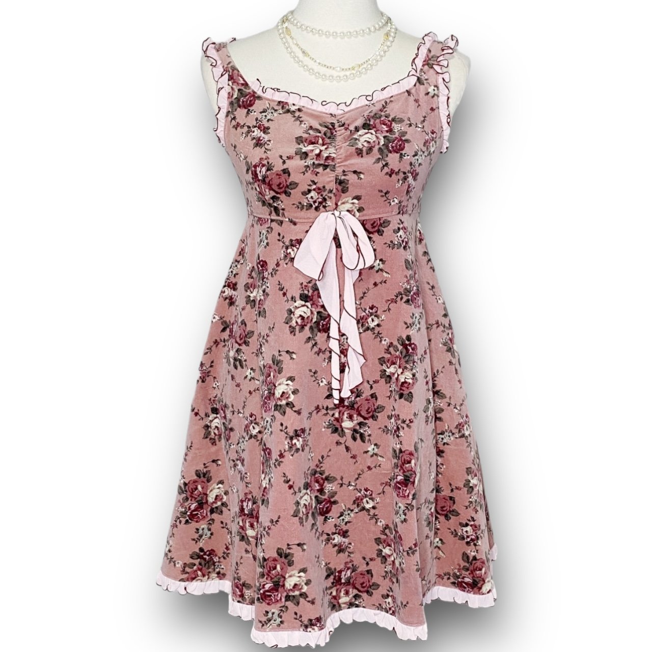 Y2K Japan MILK Floral Cottagecore Dress Sz XS/S