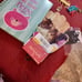 Cat lovers package, 1 teapot or pitcher, 4 pins, gloves bronze cat, 1 magnet, l