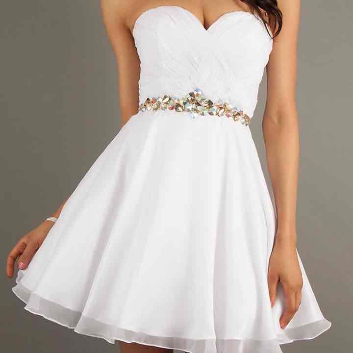 White Homecoming Dress
