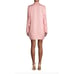 Fluer du Mal 2 Double Breasted SILK Blazer Dress Oversized Long Sleeve Pink
