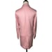 Fluer du Mal 2 Double Breasted SILK Blazer Dress Oversized Long Sleeve Pink