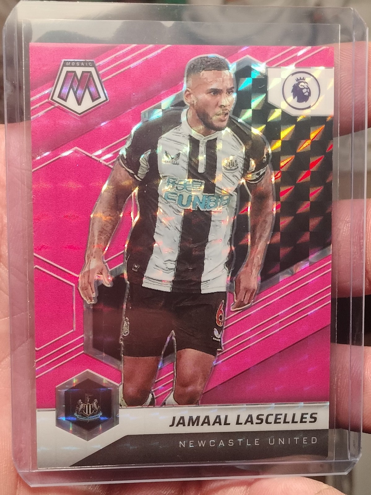 Mosaic Jamaal Lascelles Pink /10 Newcastle