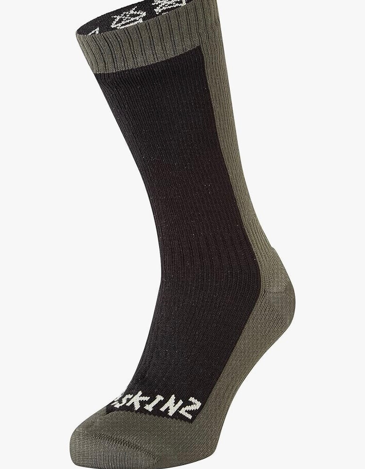 SEALSKINZ Starston Unisex Waterproof Cold Weather Mid Length Black XL