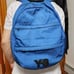 Y-3 by Yohji Yamamoto Blue Backpack/ Zip Laptop Compartment 100%Cotton