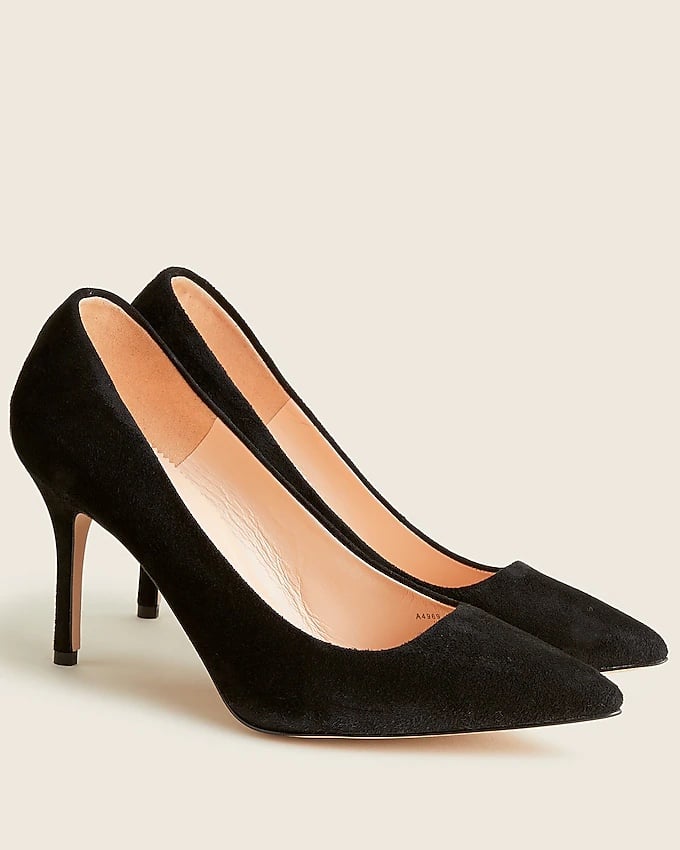 J.Crew Elsie Pumps Black Suede Women’s Size 10 NWOT