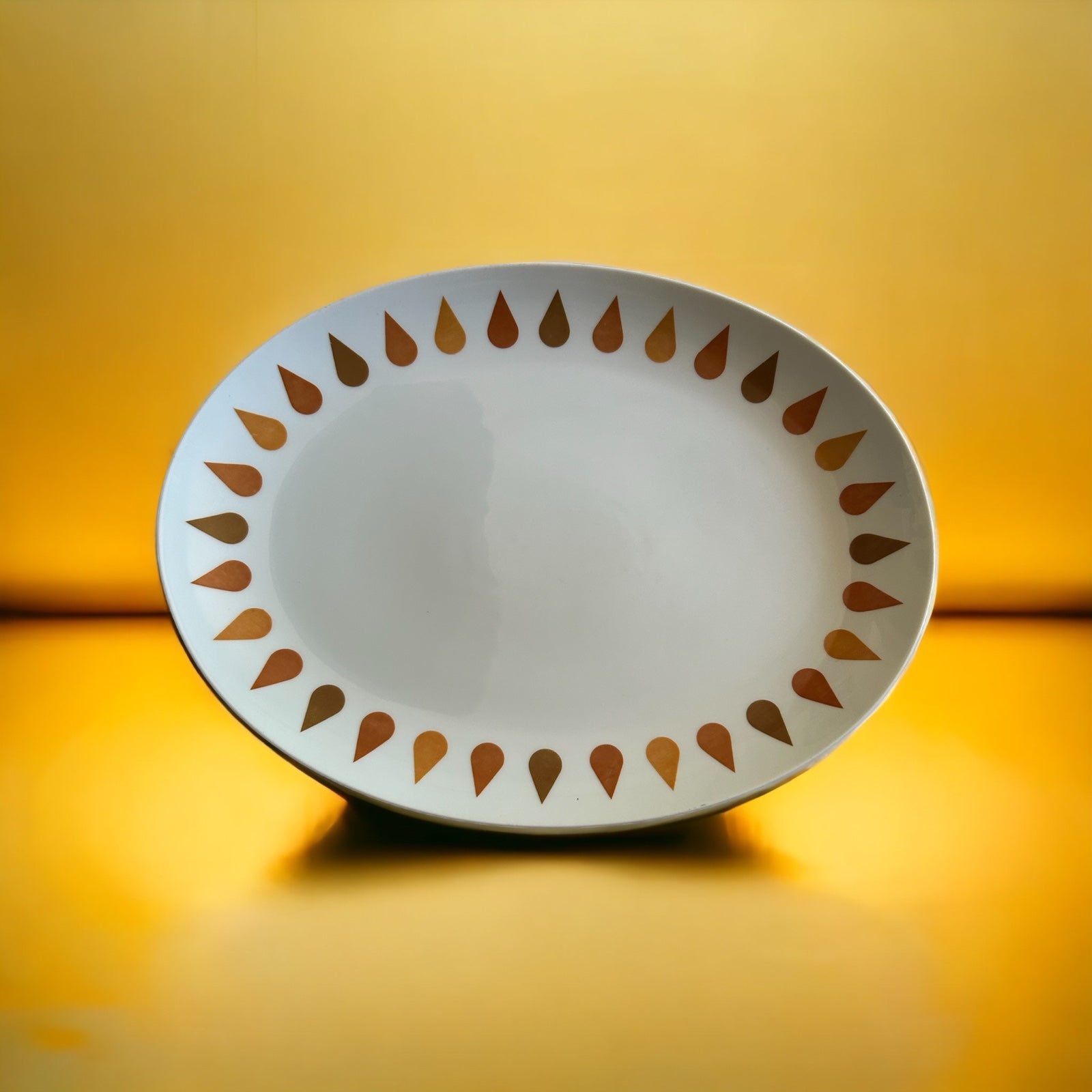 Thomas & Co Orange Sheba Serving Platter (Vintage ~ Rare)
