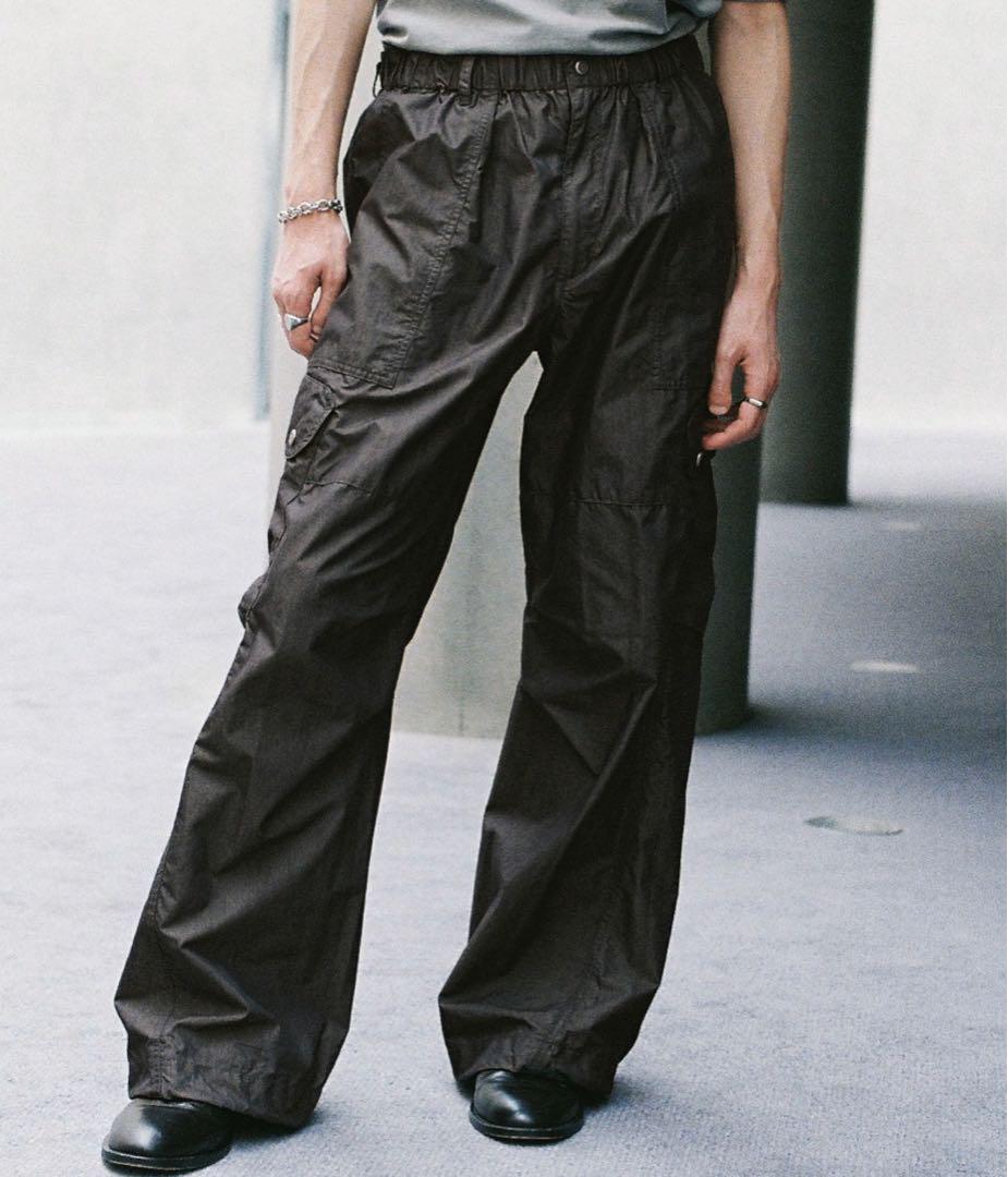 パンツ wym C/N WASHER CURVED FLARE WIDE CARGO C/N WASHER CURVED FLARE WIDE CARGO（カーゴパンツ）｜WYM