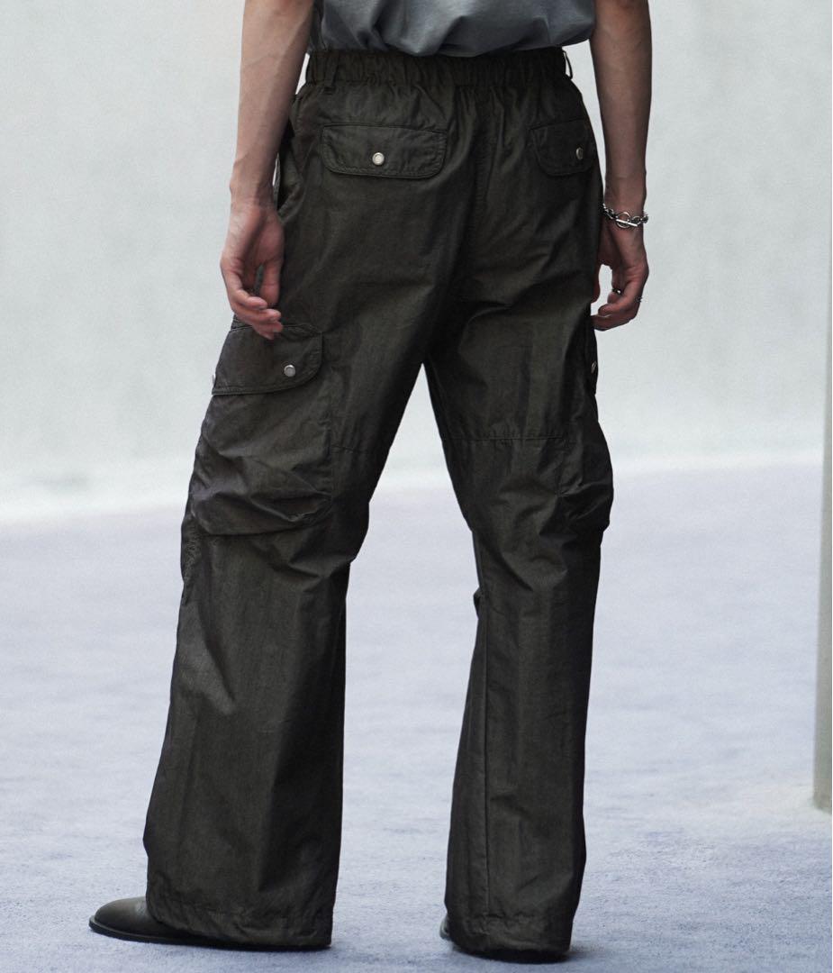 WYM LIDNM】C/N WASHER CURVED FLARE WIDE Cargo