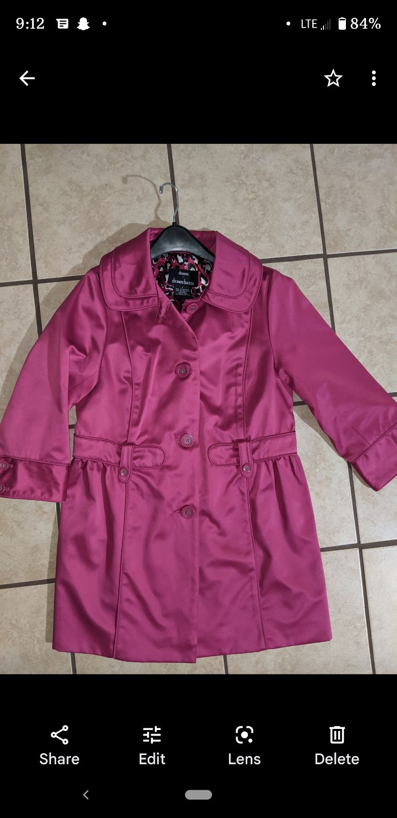 Dennis by Dennis Basso Trench Coat