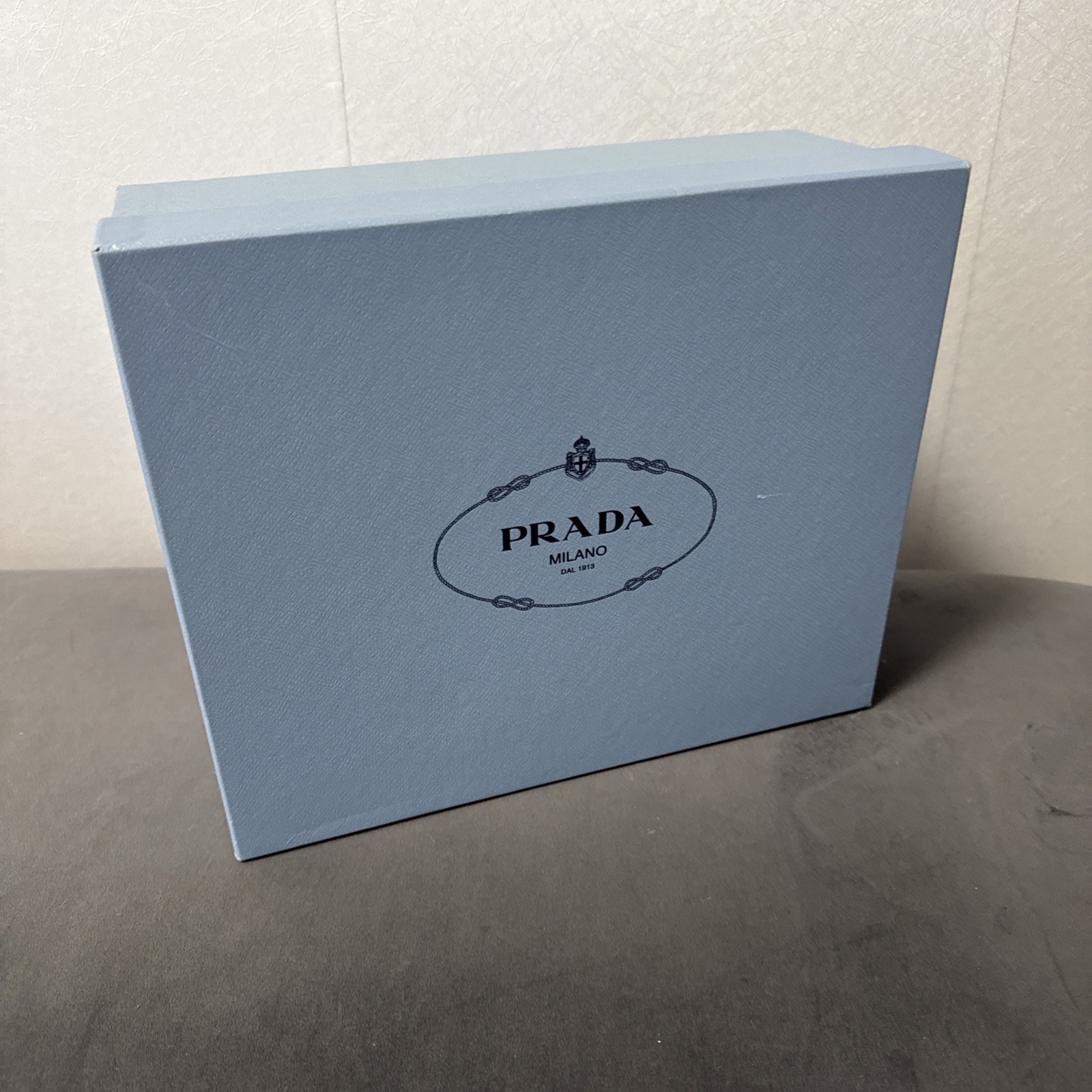 New Prada Empty Shoe Box/2 Dust Bags/tissue 12 x10”x5”