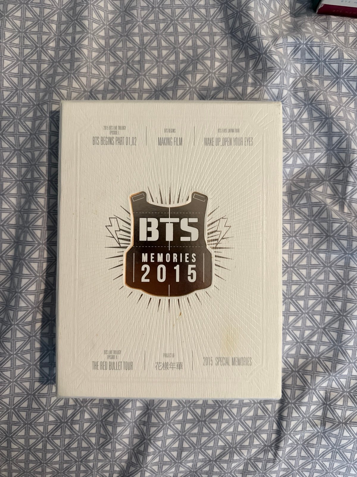 Used BTS Memories of 2015 Booklet 3 DVD Set K-POP Bangtan