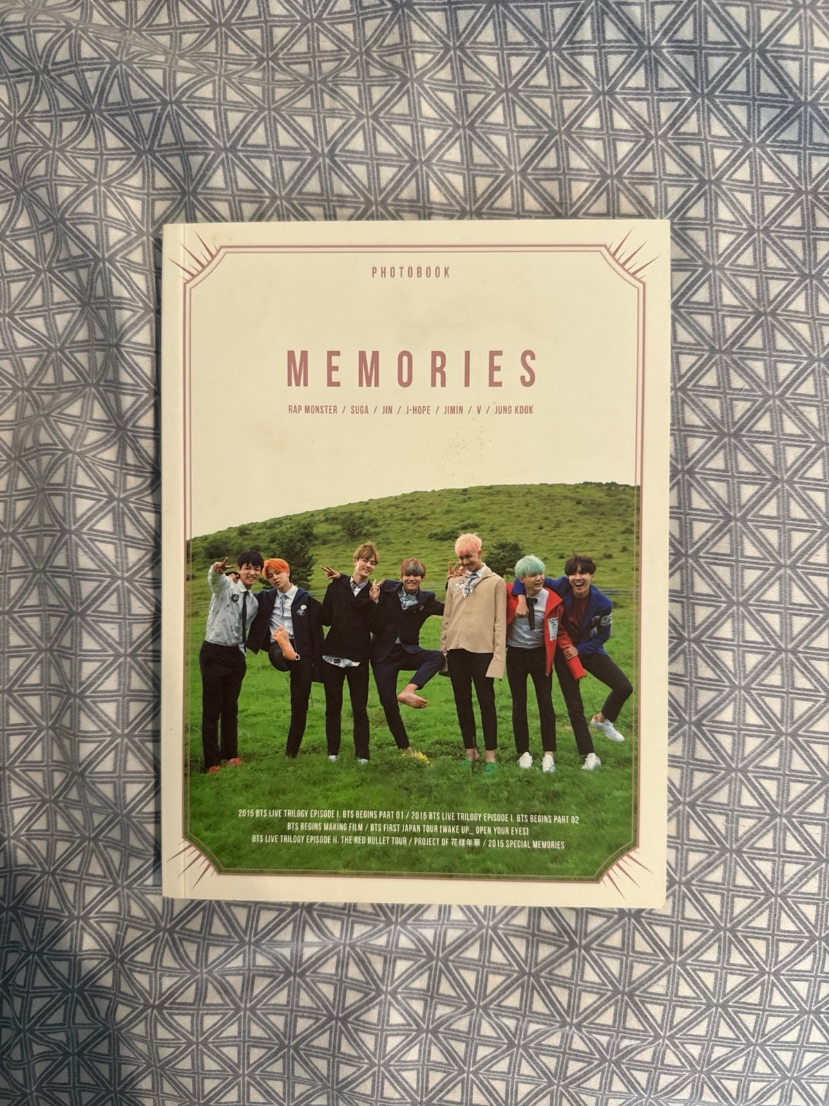 BTS Memories of 2015 dvd