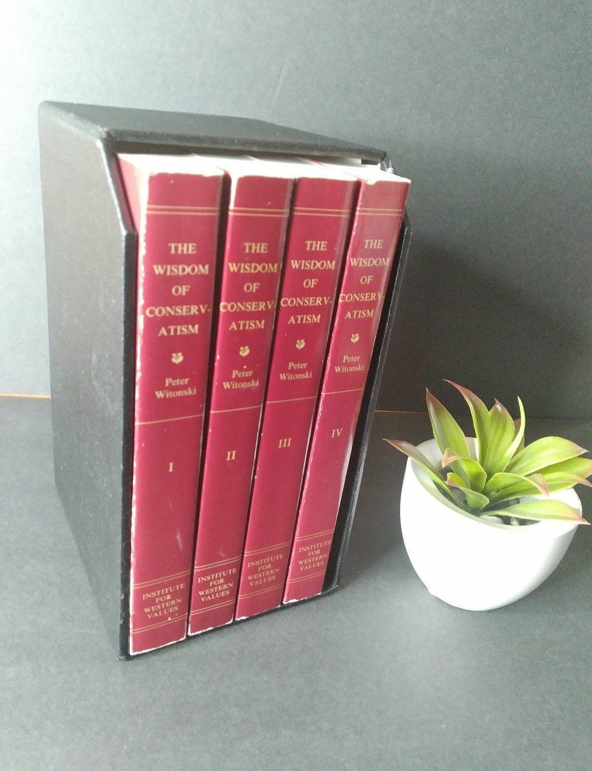 1971 THE WISDOM OF CONSERVATISM 4 Volume SET