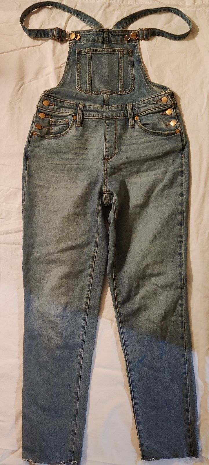 Denim Boot Cut Overalls
