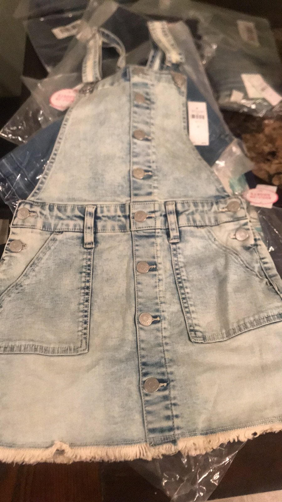 Denim Overall Dress bundle