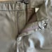 ZARA Olive Green High Waist Vegan Leather Pant with Side Split Hem || size Small