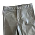 ZARA Olive Green High Waist Vegan Leather Pant with Side Split Hem || size Small