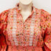 NWT By TiMo Boho Prairie Midi Dress Size M Lace Trim Smocked Waist Floral Print