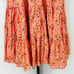 NWT By TiMo Boho Prairie Midi Dress Size M Lace Trim Smocked Waist Floral Print